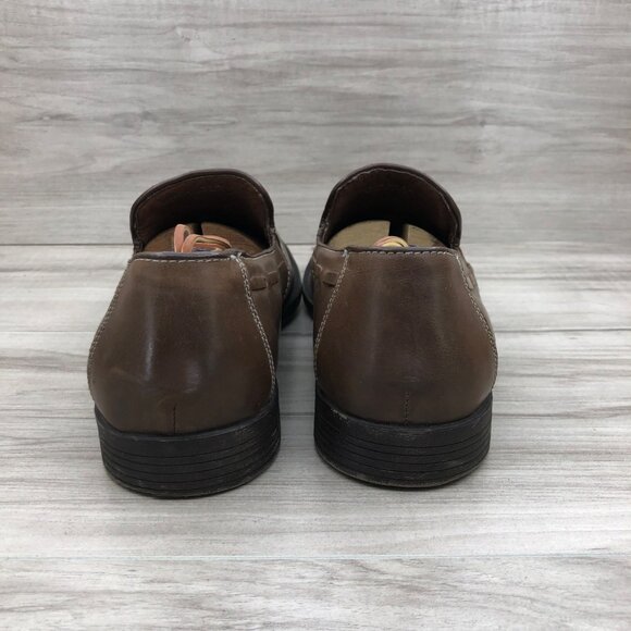 Robert Wayne Loafers Mens 8 Brown Leather Slip On Tassel Shoes main image 11